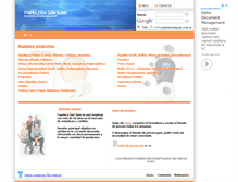 Tablet Screenshot of papelerasanjuan.com.ar